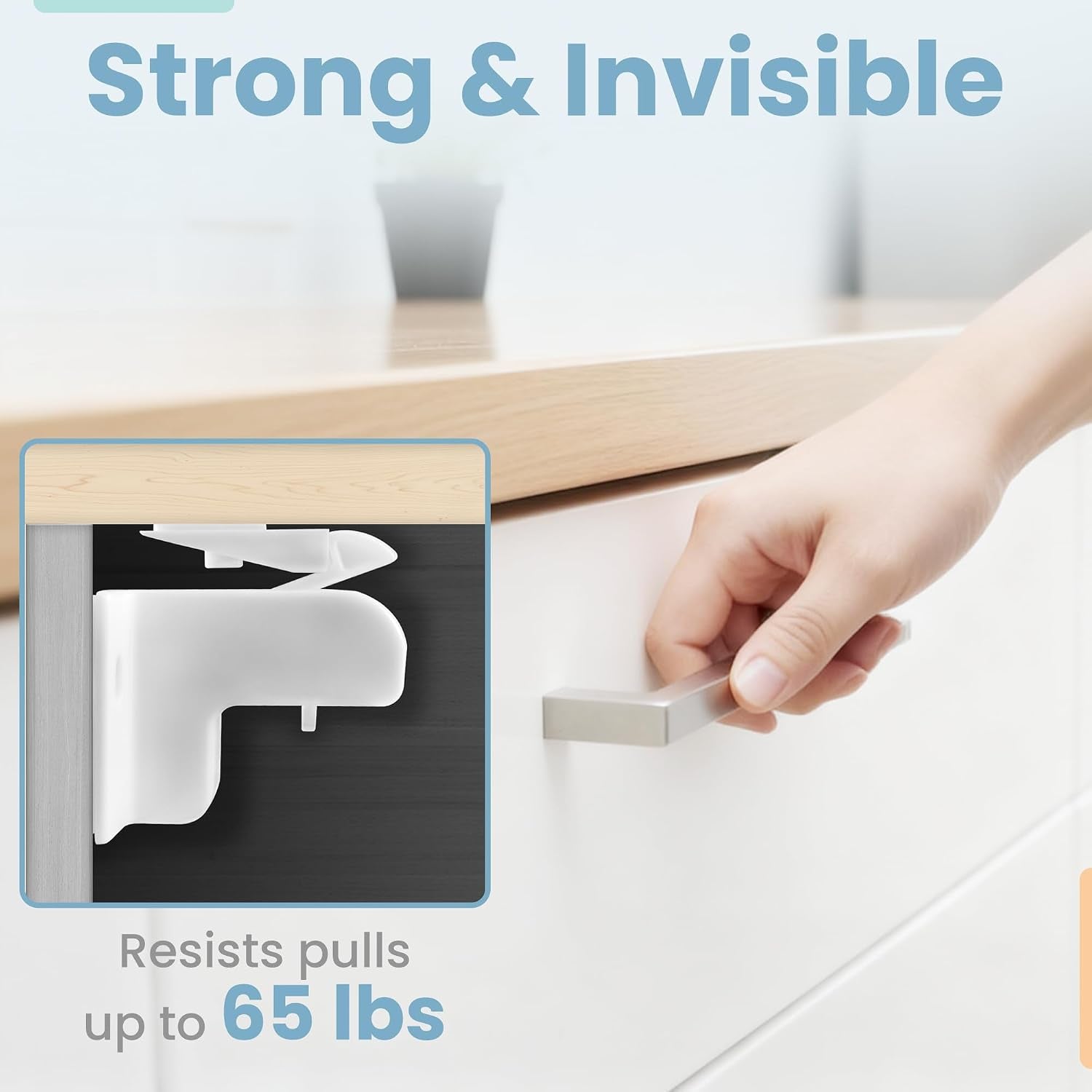 Safeborn Baby Safety Kit – Baby Proof Cabinet Locks, Magnetic Cabinet Locks, Child Safety Outlet Covers, Table Corner Covers Baby Safety – Drawer Locks Baby Proofing – Gifts for New Mom