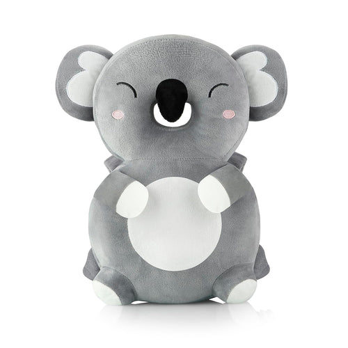 Baby Head Protection Backpack, Toddler Walking Head Protector, Adjustable Head Protector Pad Safety Cushion (Koala Grey)