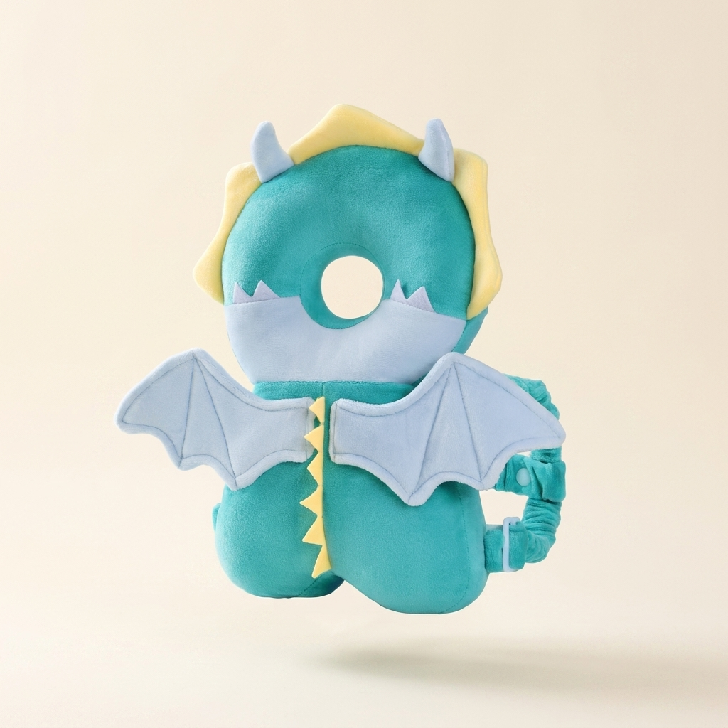 Tum Dragon Edition head protector on cream studio background