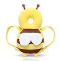 Tum Yellow Edition baby head protector on white background